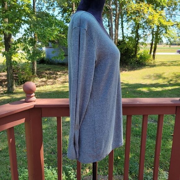 Sinear Ladies Casual Long Sleeve Vneck Blouse Tunic, Med - Picture 5 of 14